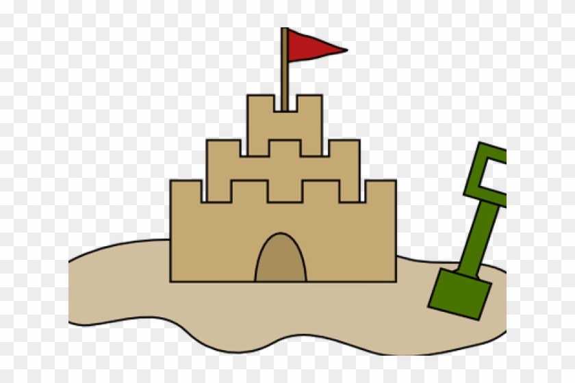 Sand Castle Clipart Draw - Sand Castle Clipart No Background - Png Download #4005317