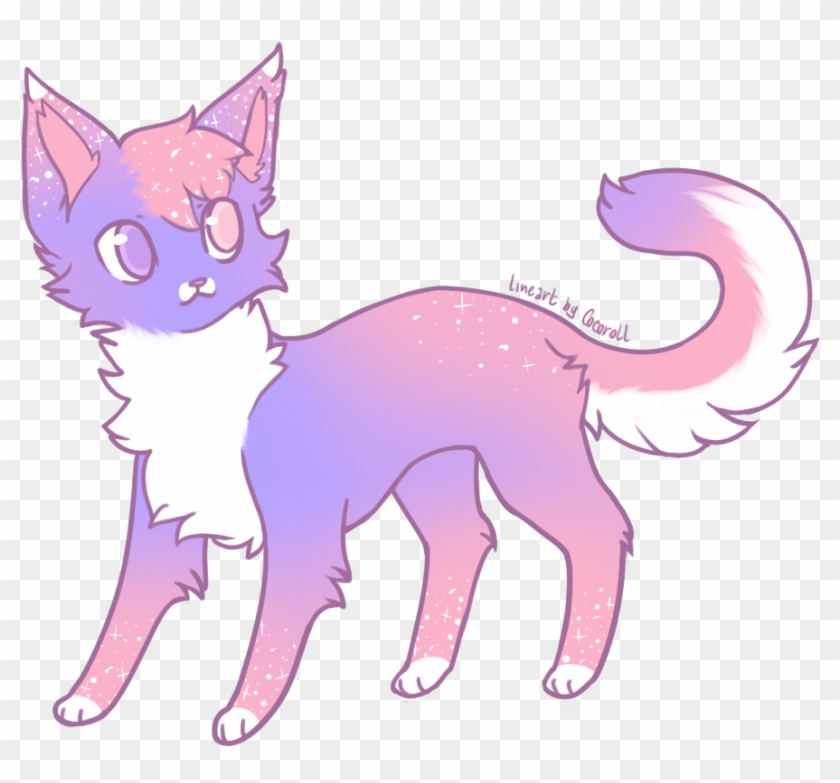 Cat Transparent Anime - Draw Anime Warrior Cats Clipart
