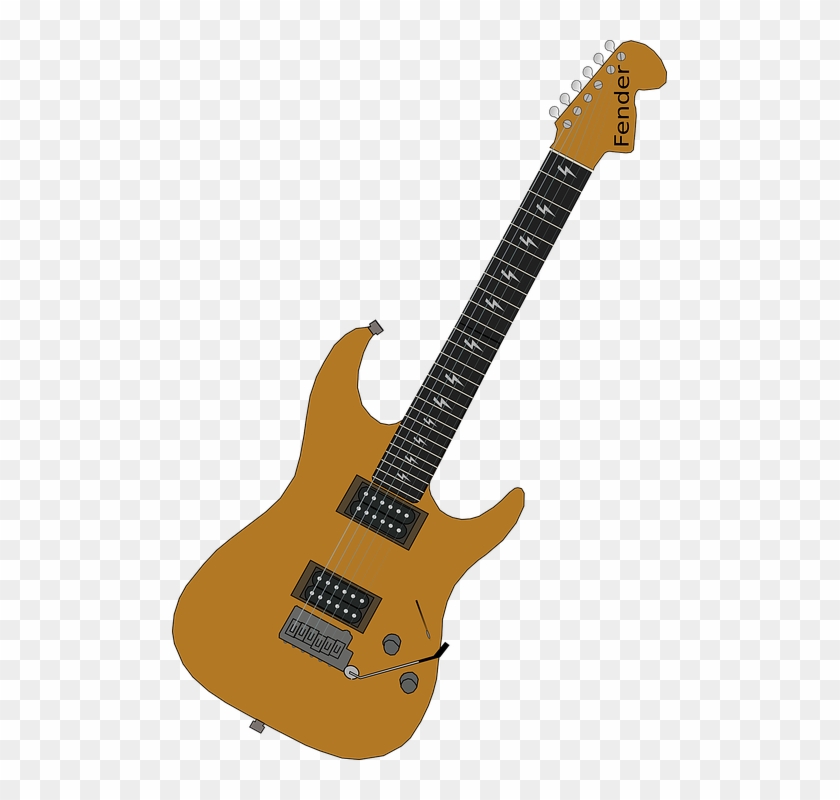 Guitar Musical Instrument Strings Music Electric - Electric Guitar Clipart - Png Download #4005701