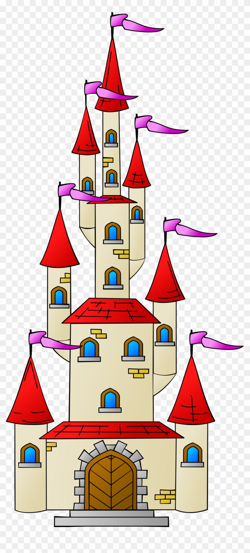 File Castle Svg Wikimedia Open - Clipart Castle - Png Download
