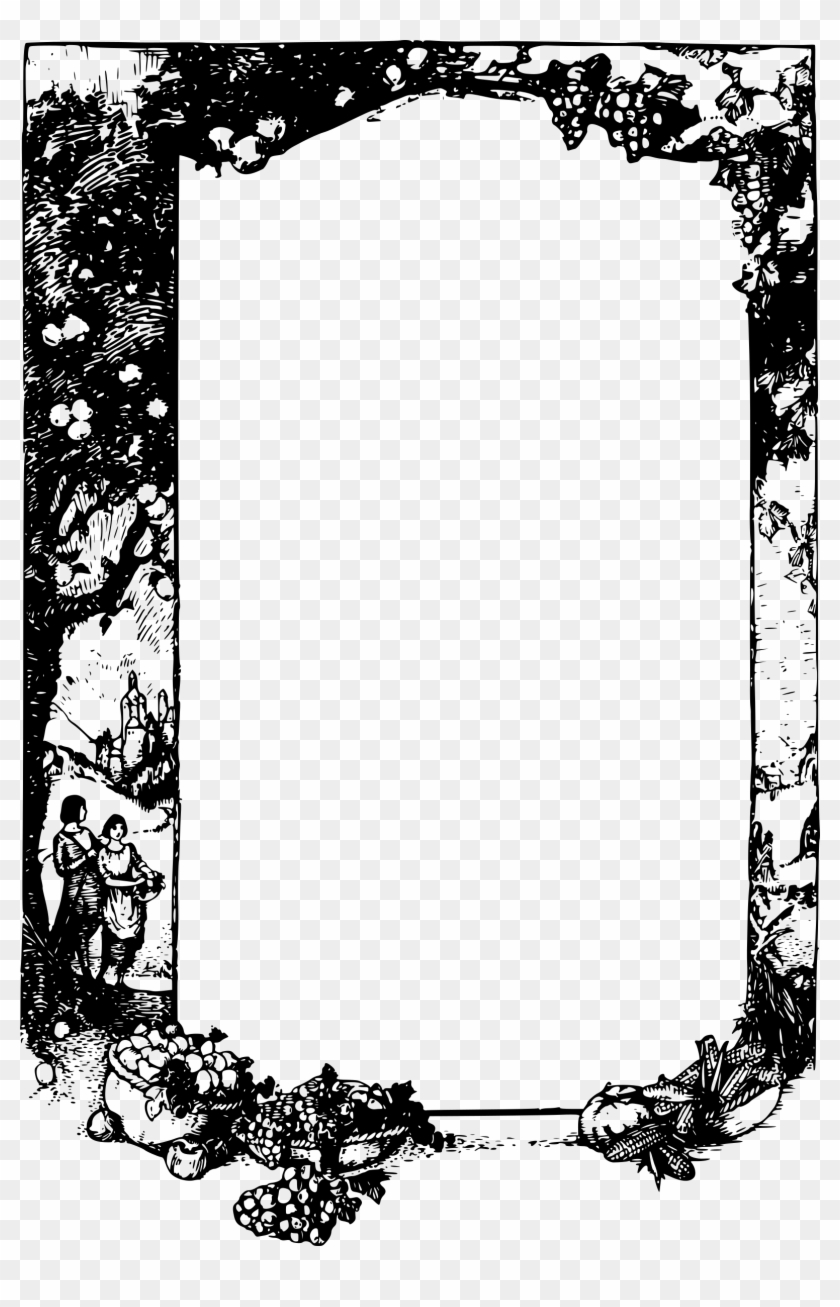 This Free Icons Png Design Of Fruits, Veggies, Castle - Castle Border Clip Art Transparent Png