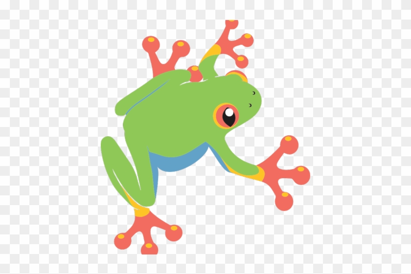Cartoon Pic Of Green Tree Frog - Green Tree Frog Cartoon Clipart