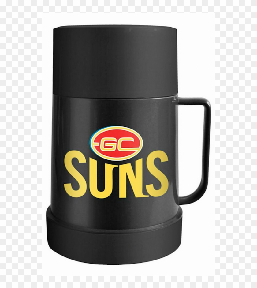 Gold Coast Suns Afl Flask - Gold Coast Football Club Clipart #4006641
