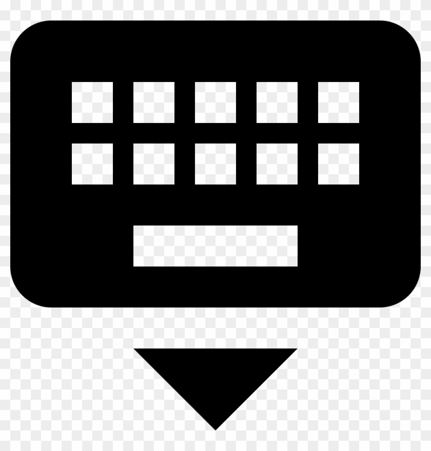 Png File Svg - Hide Keyboard Icon Png Clipart