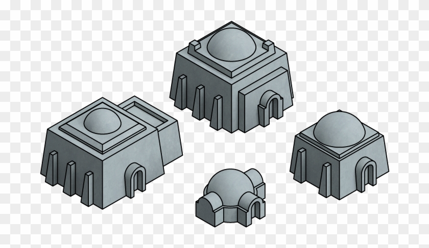 Tatooine Buildings - House Clipart #4007330