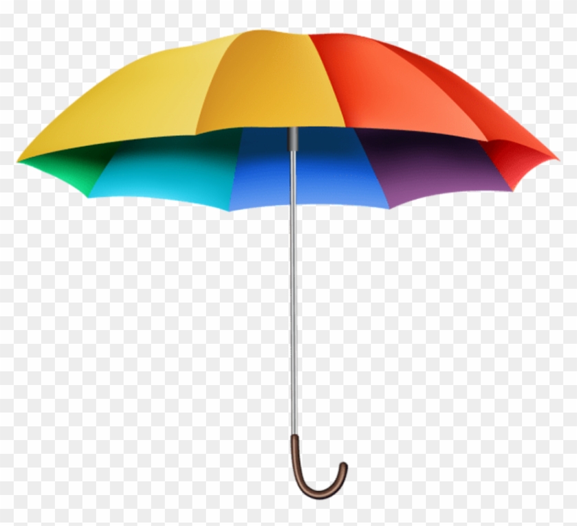 Free Png Download Rainbow Umbrella Transparent Clipart - Umbrella #4007515