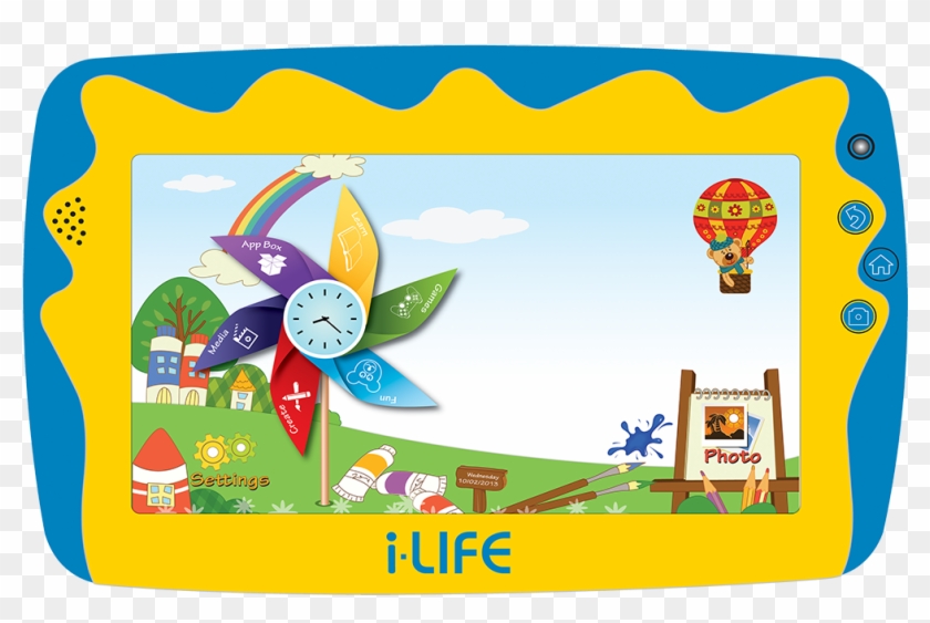 Png Freeuse Download Kids Laptop Clipart - Life Tablet 8 Inch Transparent Png