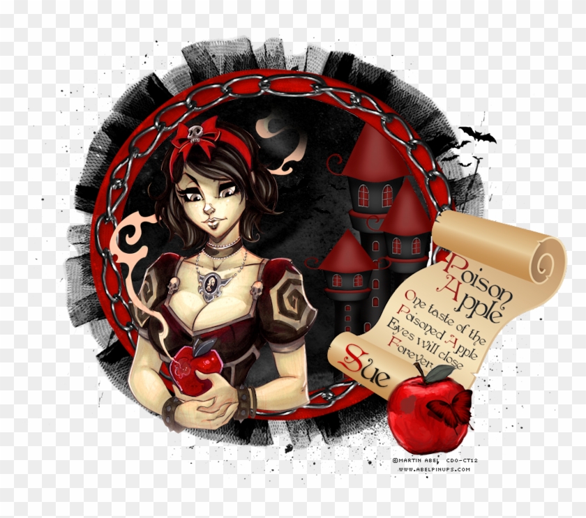 Photo Poison Apple - Illustration Clipart #4007806