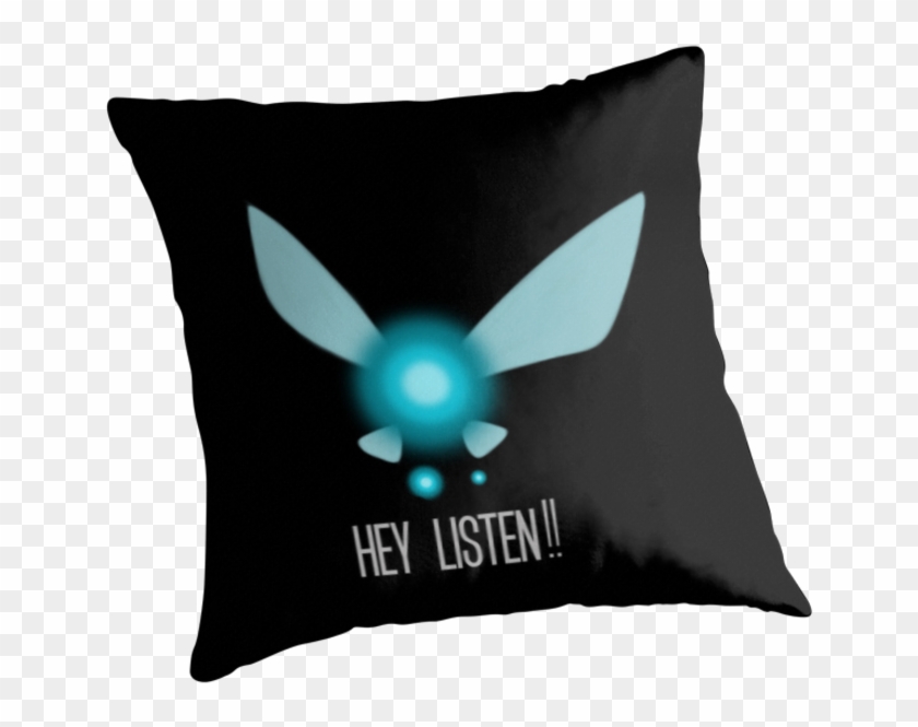 Navi Hey Listen By Calvertsheik - Thin Blue Line Throw Pillows Clipart #4008185