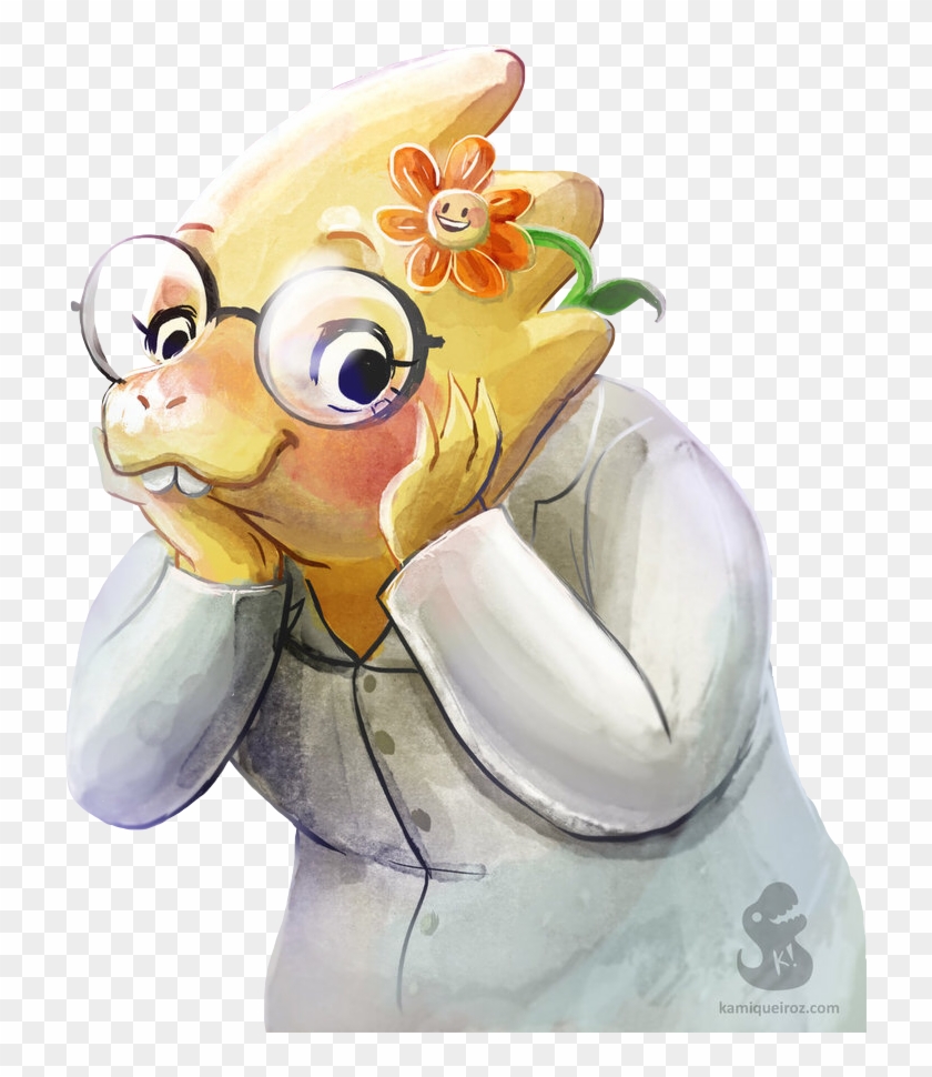 #undertale #alphys #flowey #floweytheflower #alphysundertale - Undertale Alphys Real Life Clipart #4008490