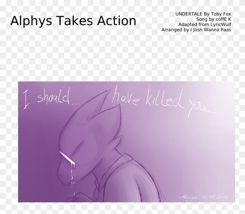 Alphys Takes Action Sheet Music Composed By Undertale - Illustration Clipart #4009194