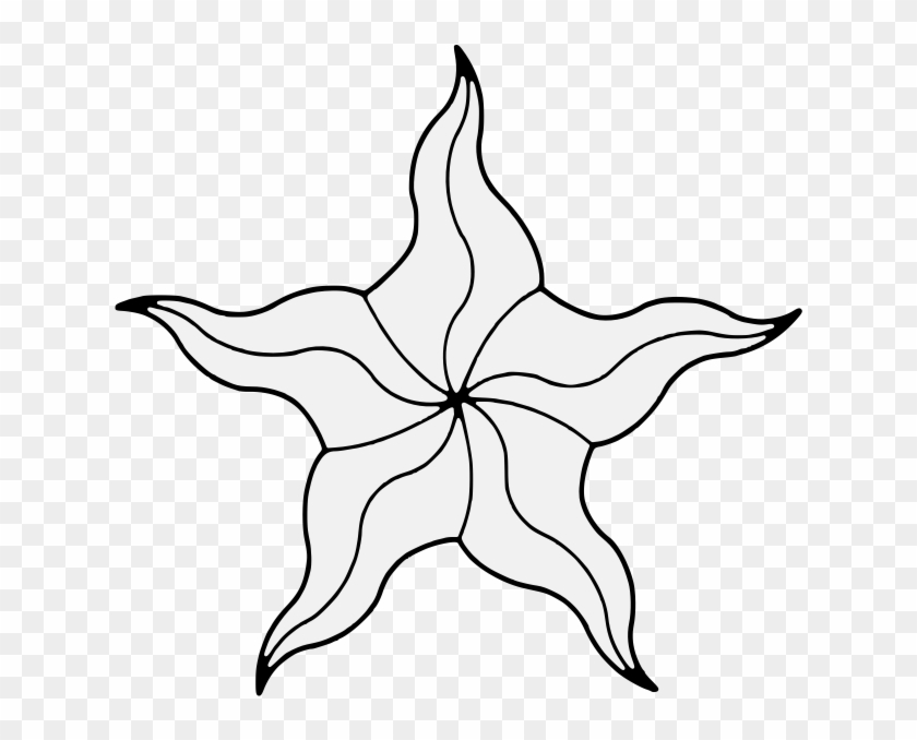 Award Of The Sea Star Of Østgarðr - Line Art Clipart #4009277