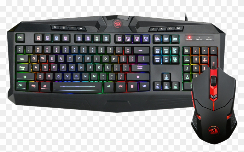 M901w-3 - Redragon Gaming Keyboard And Mouse Clipart #4009282