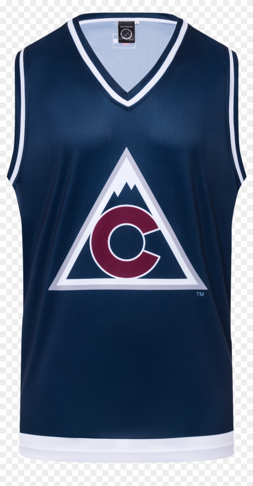Colorado Avalanche Alt Hockey Tank - Colorado Avalanche Clipart #4009485