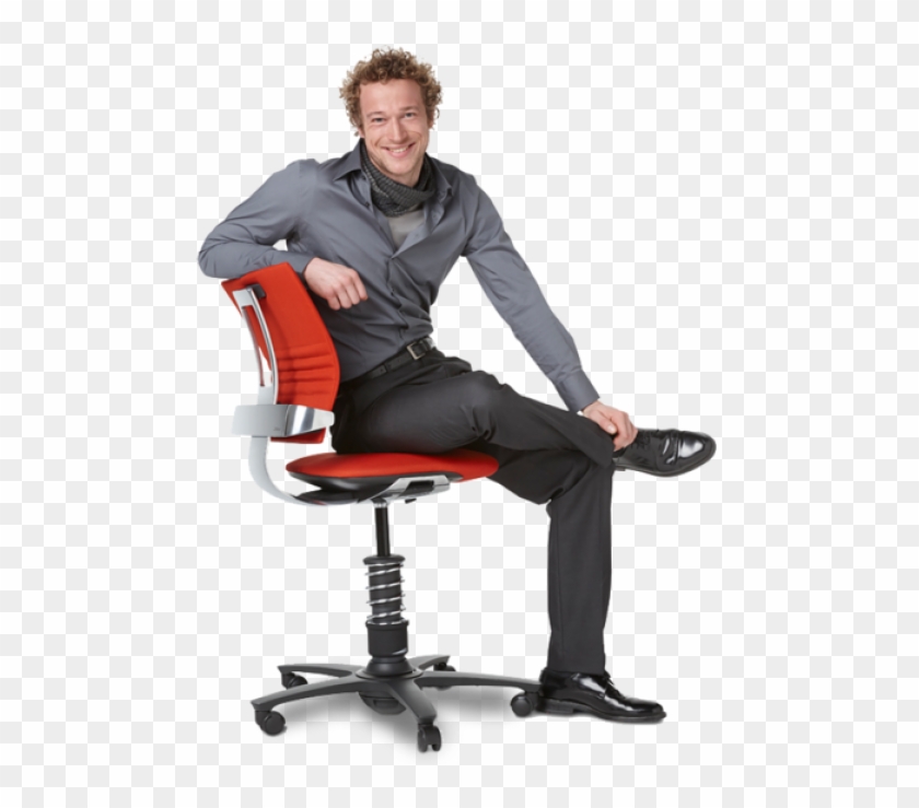 Sitting Man Png Free Download - Sitting On A Chair Png Clipart #4009487