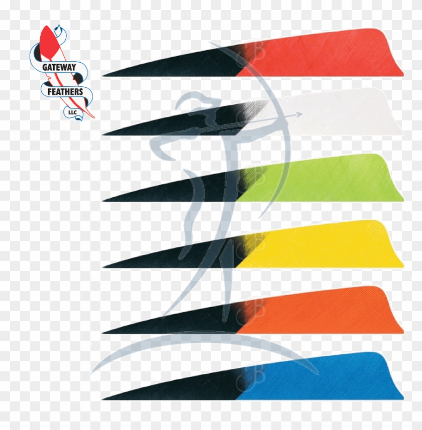 Gateway Hann Bun Kuro Turkey Feathers 4" Shield - Paper Clipart