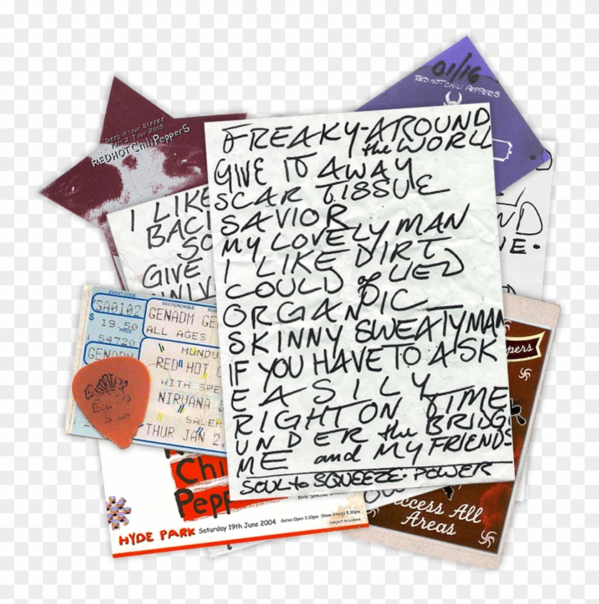 Red Hot Chili Peppers Egypt Setlist Clipart #4010143