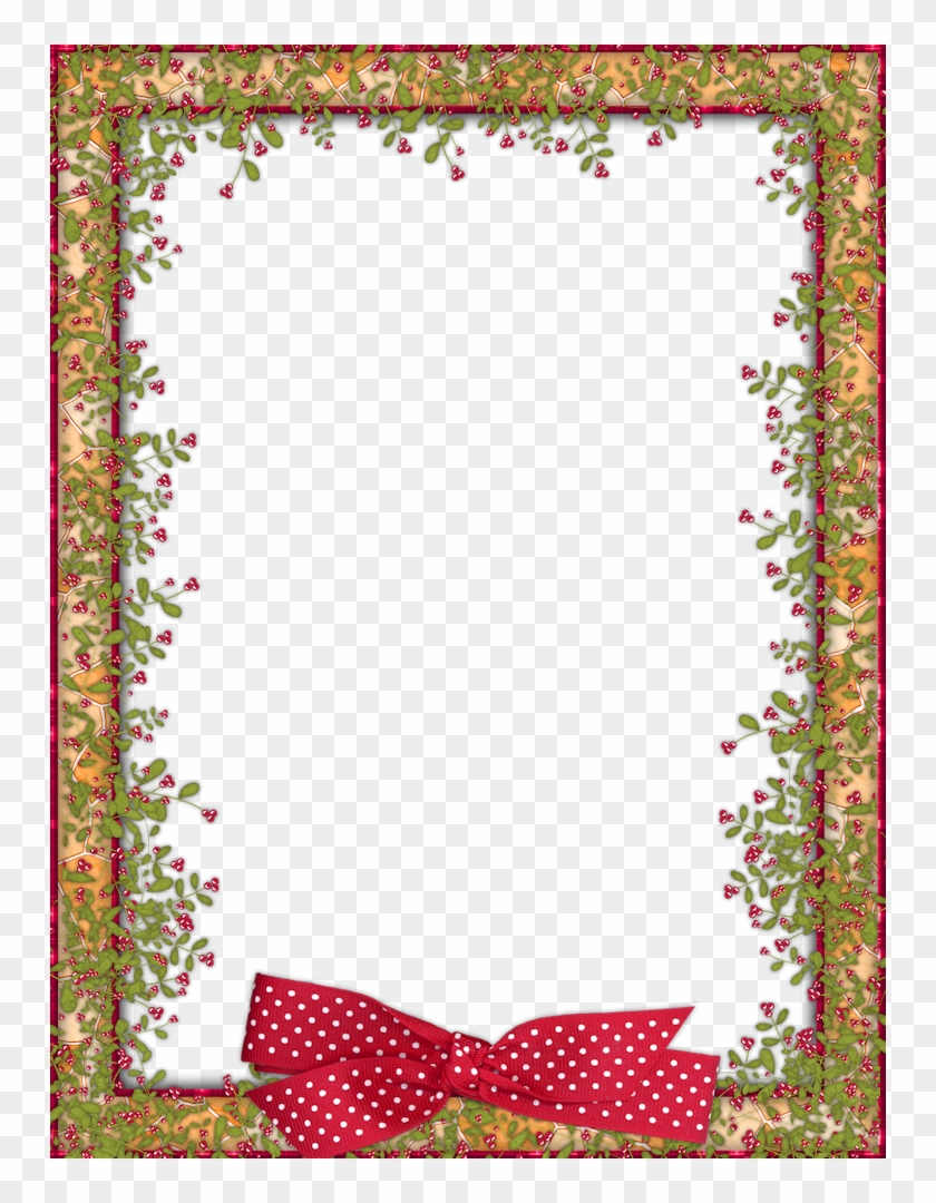 Christmas Border, Christmas Frames, Borders For Paper, - Picture Frame Clipart #4010185