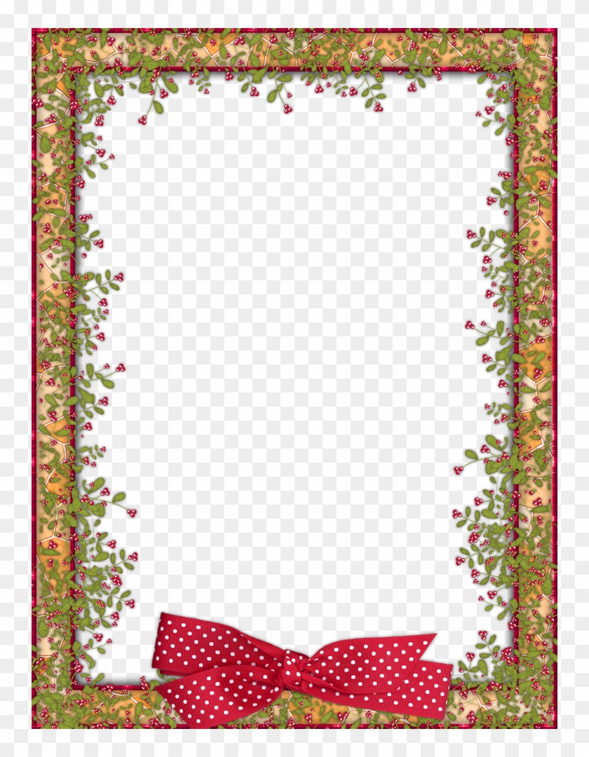 Christmas Border, Christmas Frames, Borders For Paper, - Picture Frame Clipart