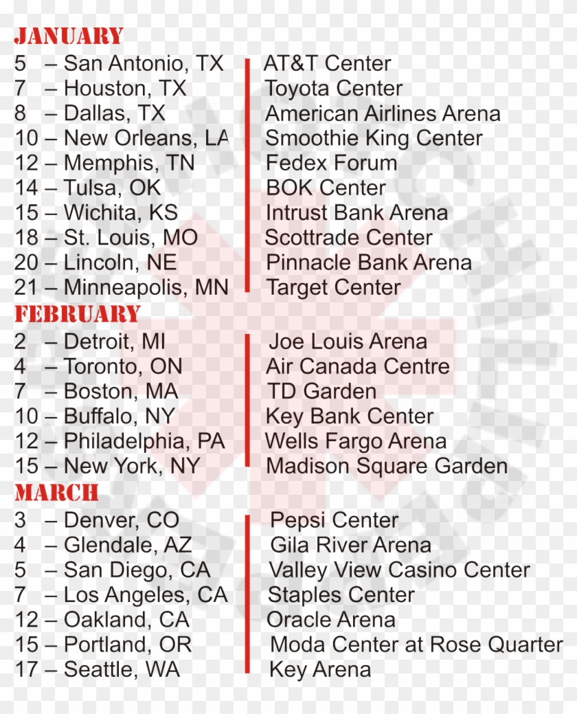Red Hot Chili Peppers 2017 Tour - Invitaciones De Se Busca Clipart
