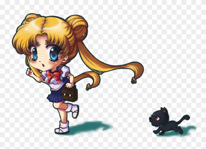 Chibi Sailor Moon 47088 - Chibi Sailor Moon Png Clipart #4011431