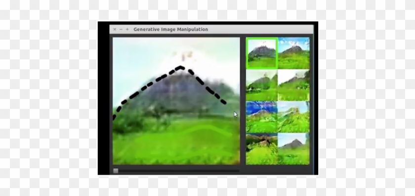 Zhu2016generative Developed An Interactive Application - Grass Clipart