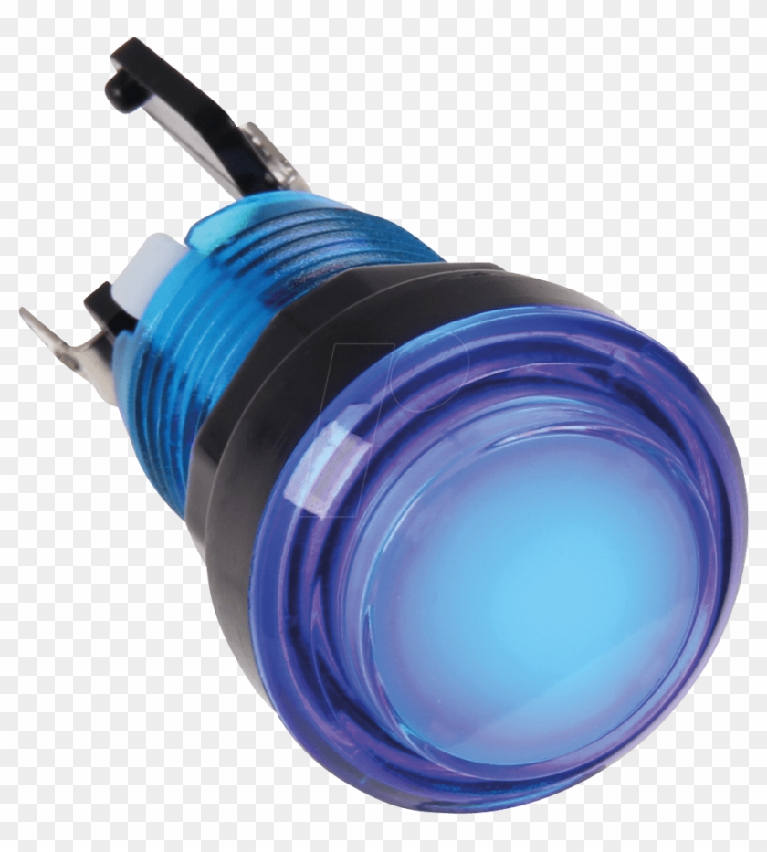 Arc Button Le Bl - Networking Cables Clipart