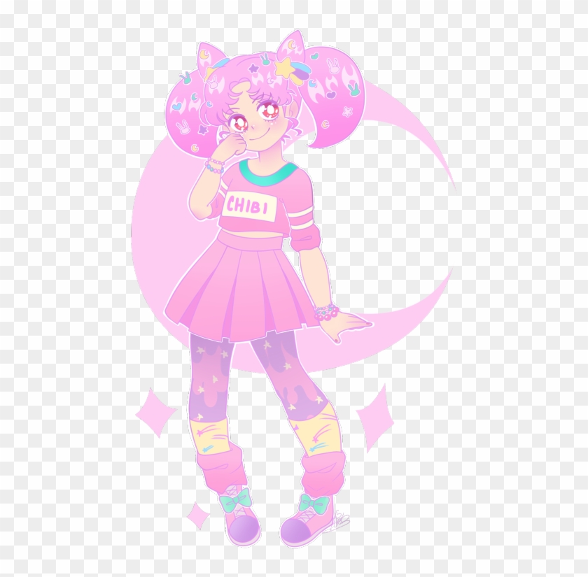 Milklim Chibi Moon Chibi Usa Sailor Moon Magical Girl - Illustration Clipart