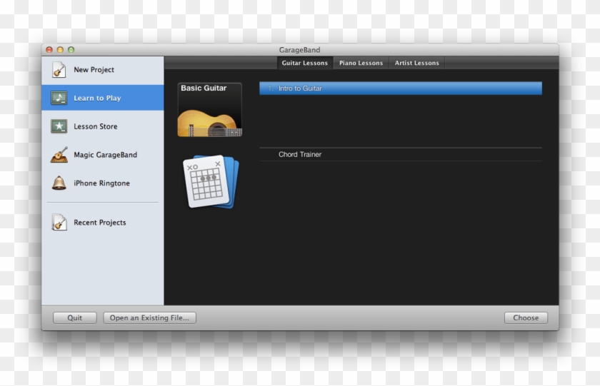 Use Garageband's “learn To Play” - Instruments On Garageband Clipart