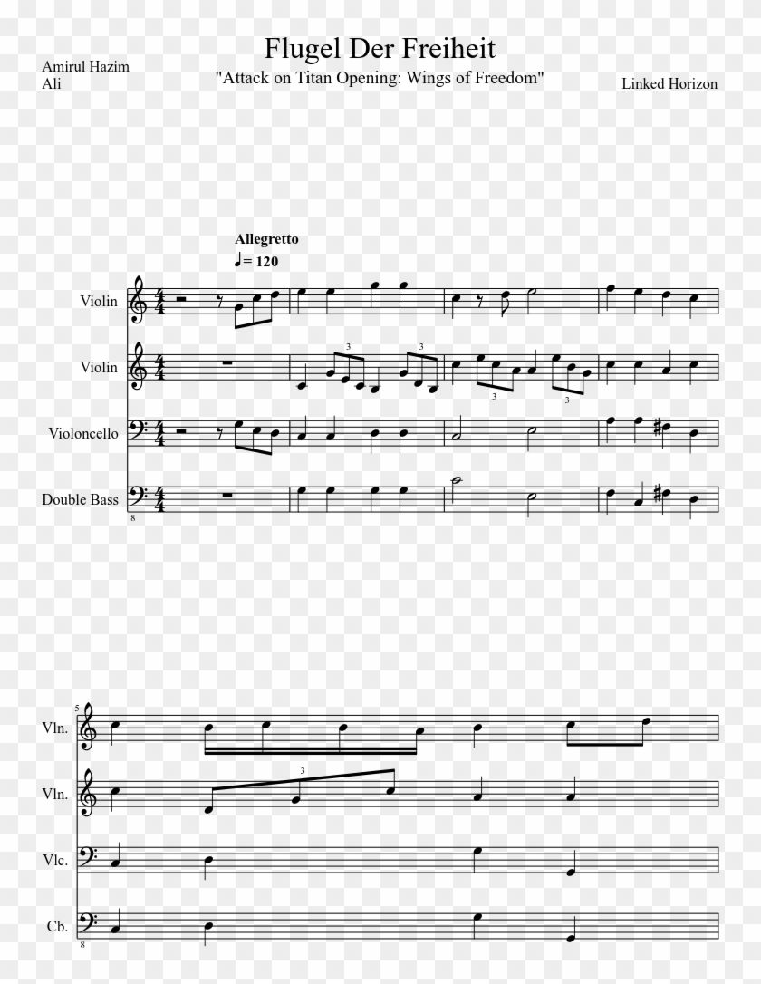 Flugel Der Freiheit Sheet Music Composed By Linked - Moment For Morricone Trumpet Clipart #4012070
