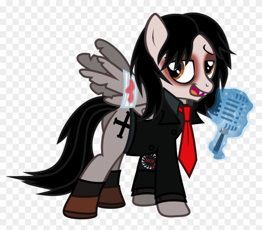 Lightningbolt, Bags Under Eyes, Bandage, Blood, Broken - My Little Pony My Chemical Romance Clipart #4012141