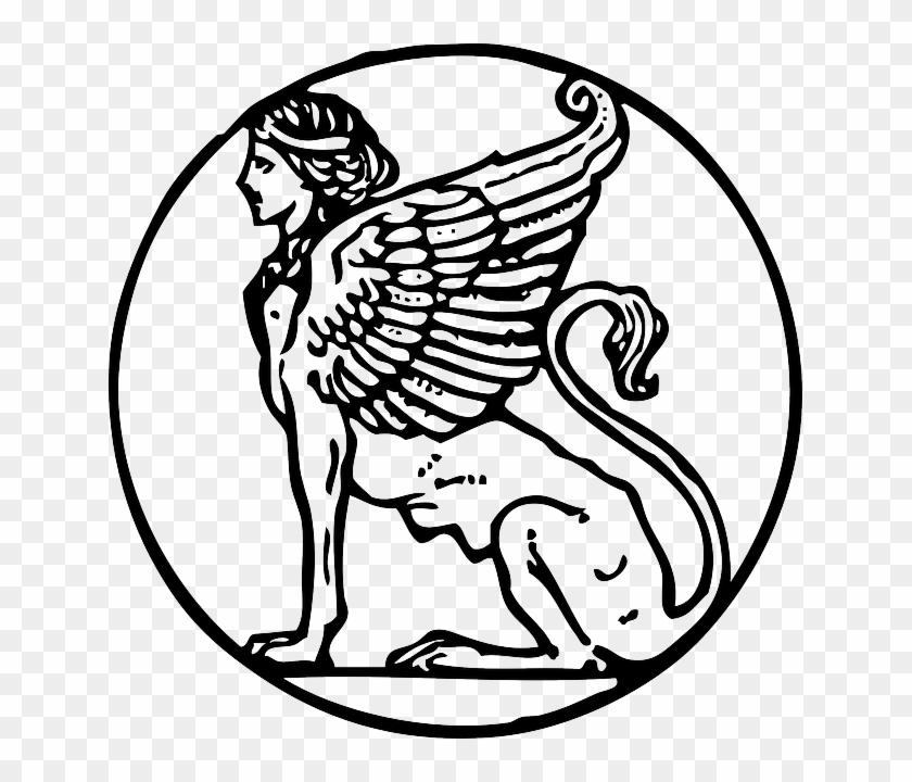 Angel Easy At - Sphinx Clip Art - Png Download #4012500