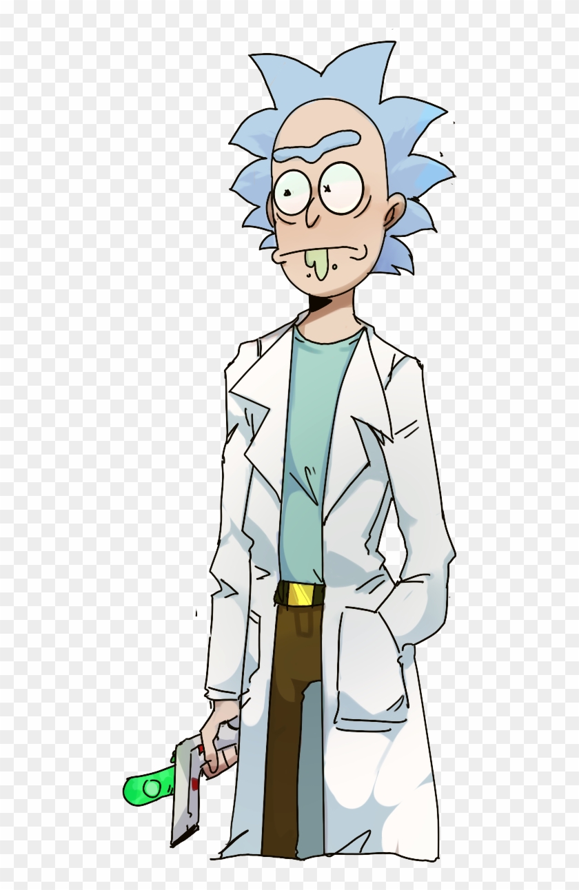 #rick Sanchez#rick And Morty#rick Toxic#toxic Rick#evil - Rick Sanchez Fan Art Clipart #4012802