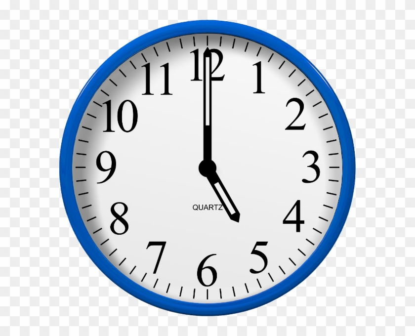 Telling Time - Kwart Voor 6 Klok Clipart