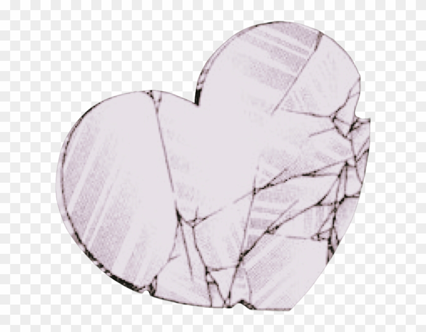 #heart #broken #cracked #pink #nolove - Darkness Clipart