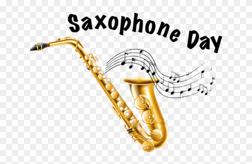 Saxophone Clipart Tenor Saxophone - National Saxophone Day 2017 - Png Download #4013157