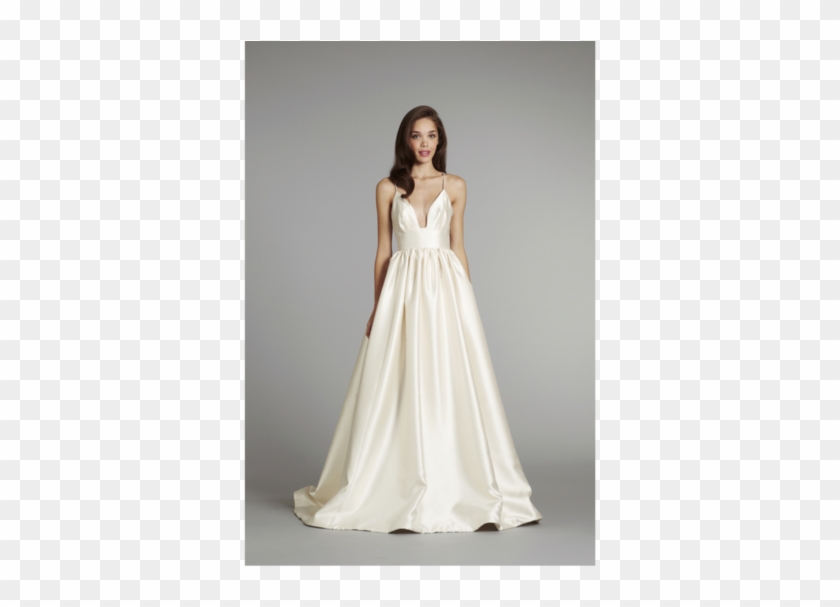 Naeem Khan Nairobi Gown - Cinched Waist Wedding Dress Clipart #4013281