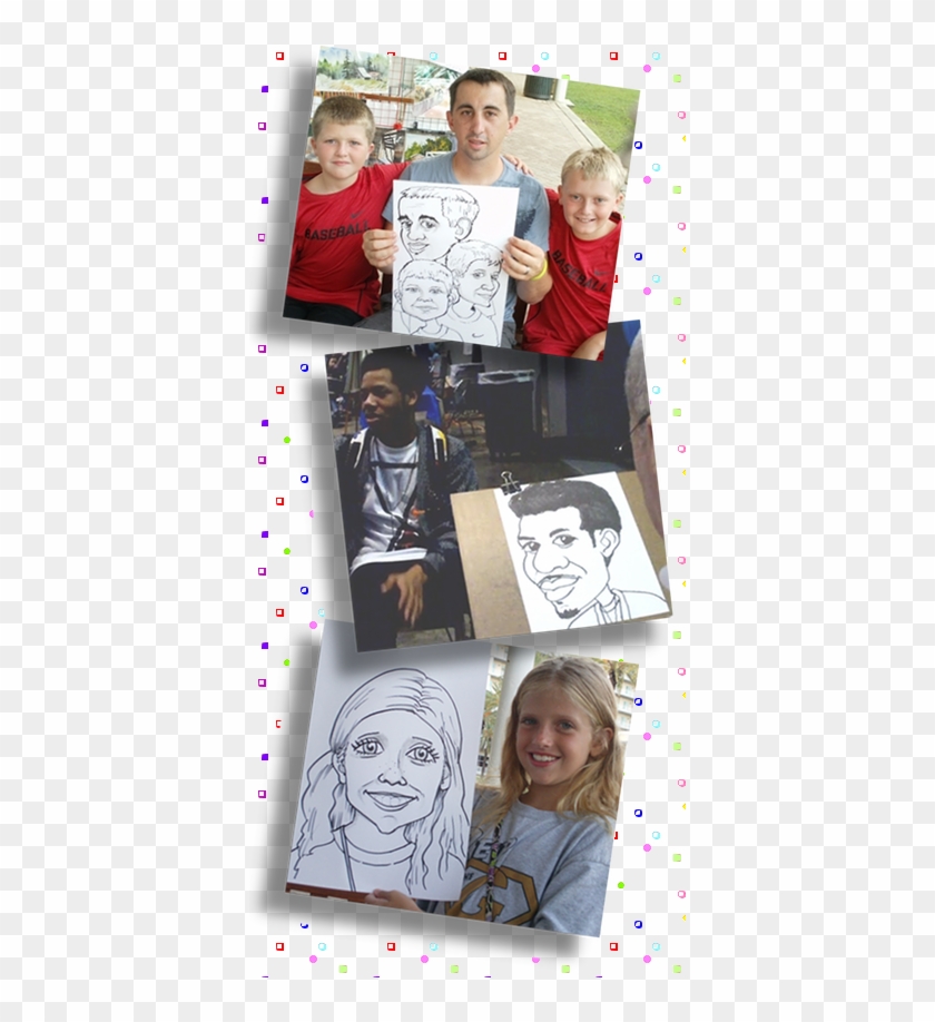 Birthday Party And Event Caricature Artists Proudly - Child Clipart