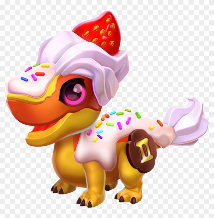 Cupcake Dragon Baby - Video Game Clipart #4013546