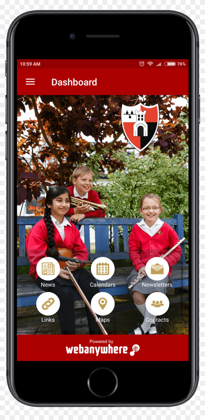 Stanley Road School Mobile App - Iphone Clipart