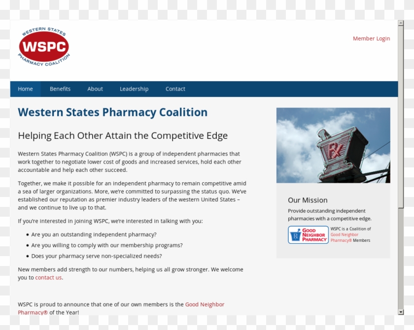 Western States Pharmacy Coalition Competitors, Revenue - Pharmacy Clipart #4014840