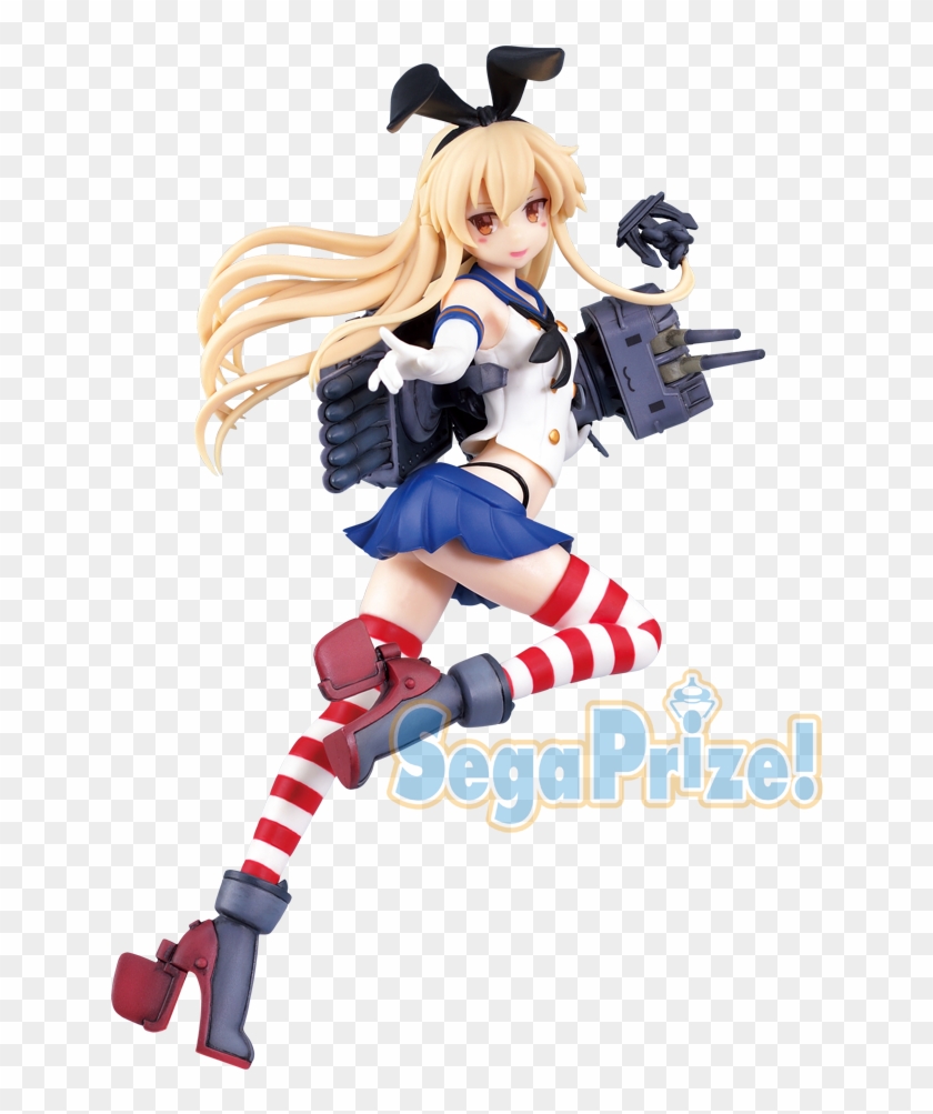 Spm Figure Sega Prize - Kancolle Shimakaze Figure Clipart