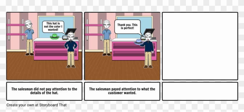 Pat Attention To Detail Storyboard - Cartoon Clipart