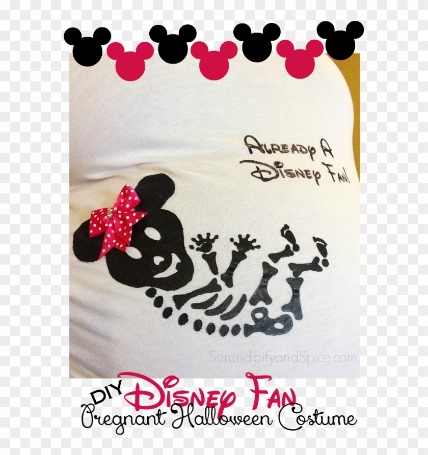 Diy Disney Fan Halloween Costume - Pregnancy Disney Halloween Costumes Clipart #4015677