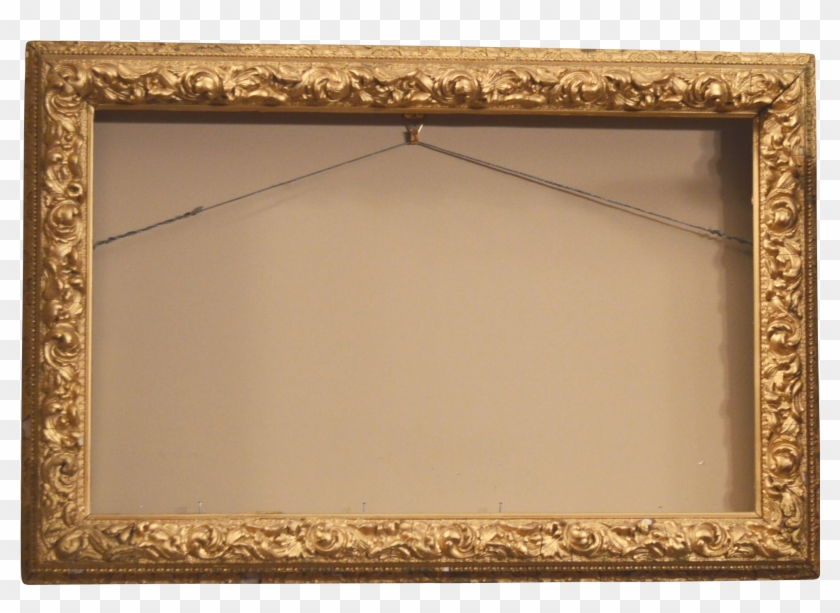 Antique Wood Frame ~ Gesso Gold Gilt ~ Late 1800's - Picture Frame Clipart #4015720