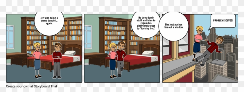 Jeff The Dumb Douche - Cartoon Clipart