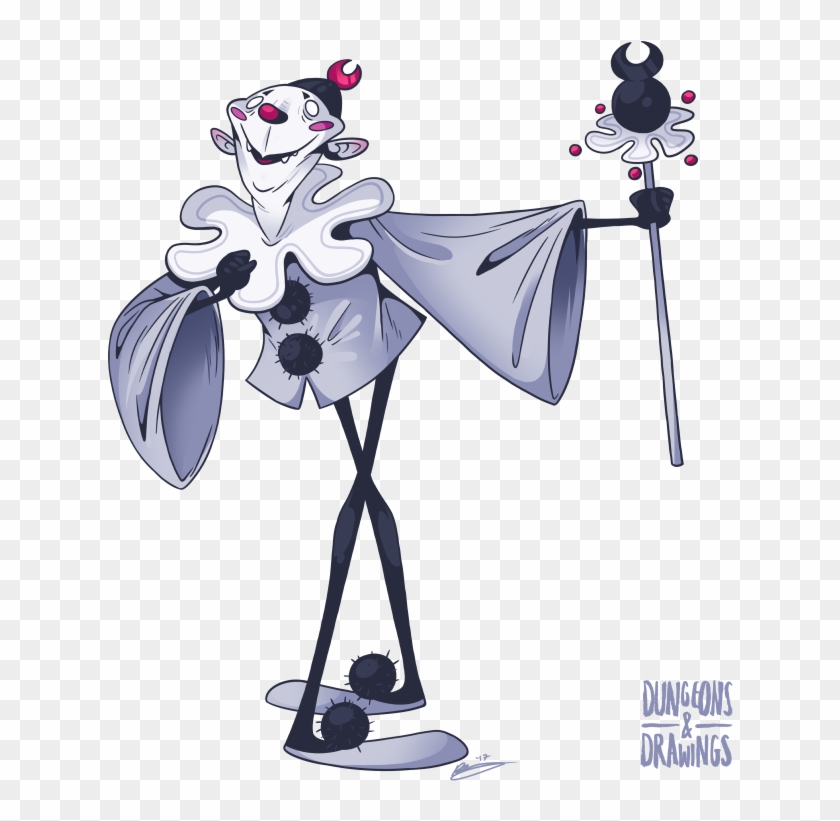 Gray Jester - Dungeons & Dragons Clown Clipart #4015907