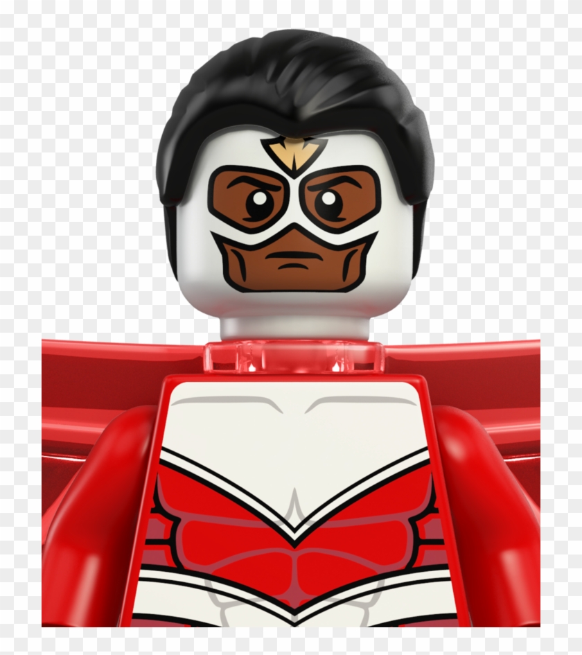 Marvel Super Heroes Lego - Lego Falcon Head Clipart #4015980