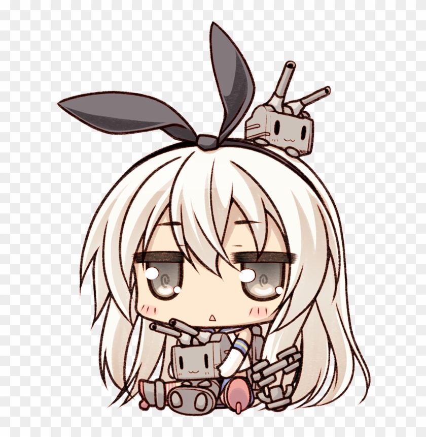 Rensouhou-chan And Shimakaze Drawn By Naturalton - Kantai Collection Stickers Clipart #4016254