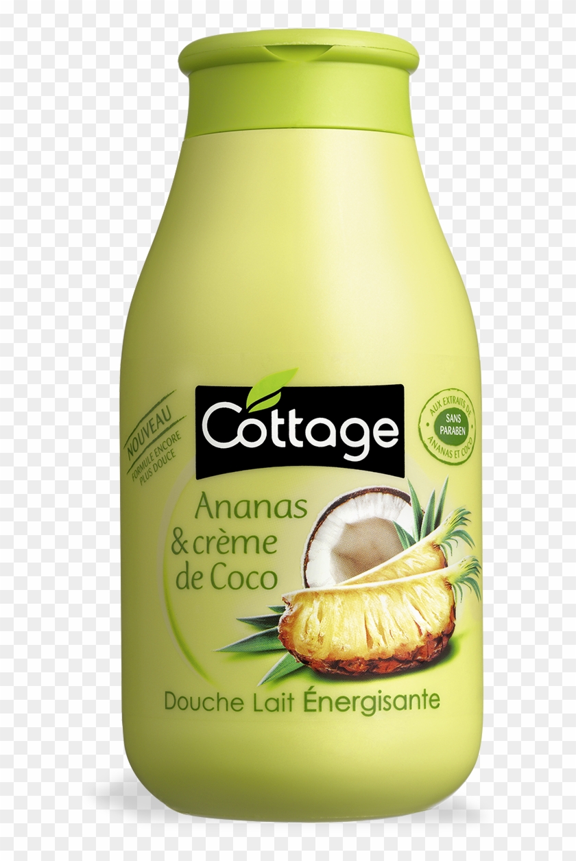 Douche Lait Energisante - Cottage Ananas Coco Clipart #4016333